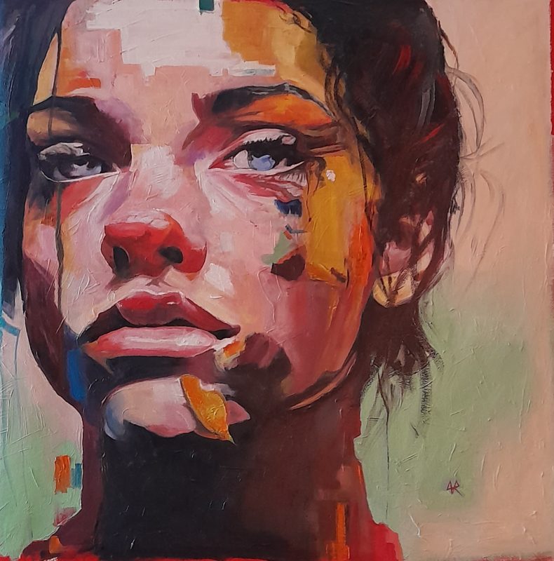 Portrait Study in Colour — painting by Andy Rodmell